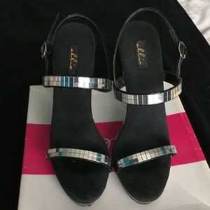 Size 7 Ellie Slingback Platform Heels